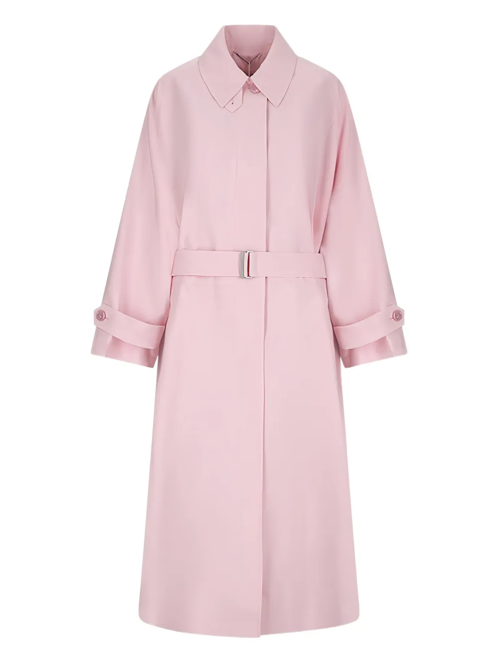 Magda Butrym Belted Trench Coat In Pink