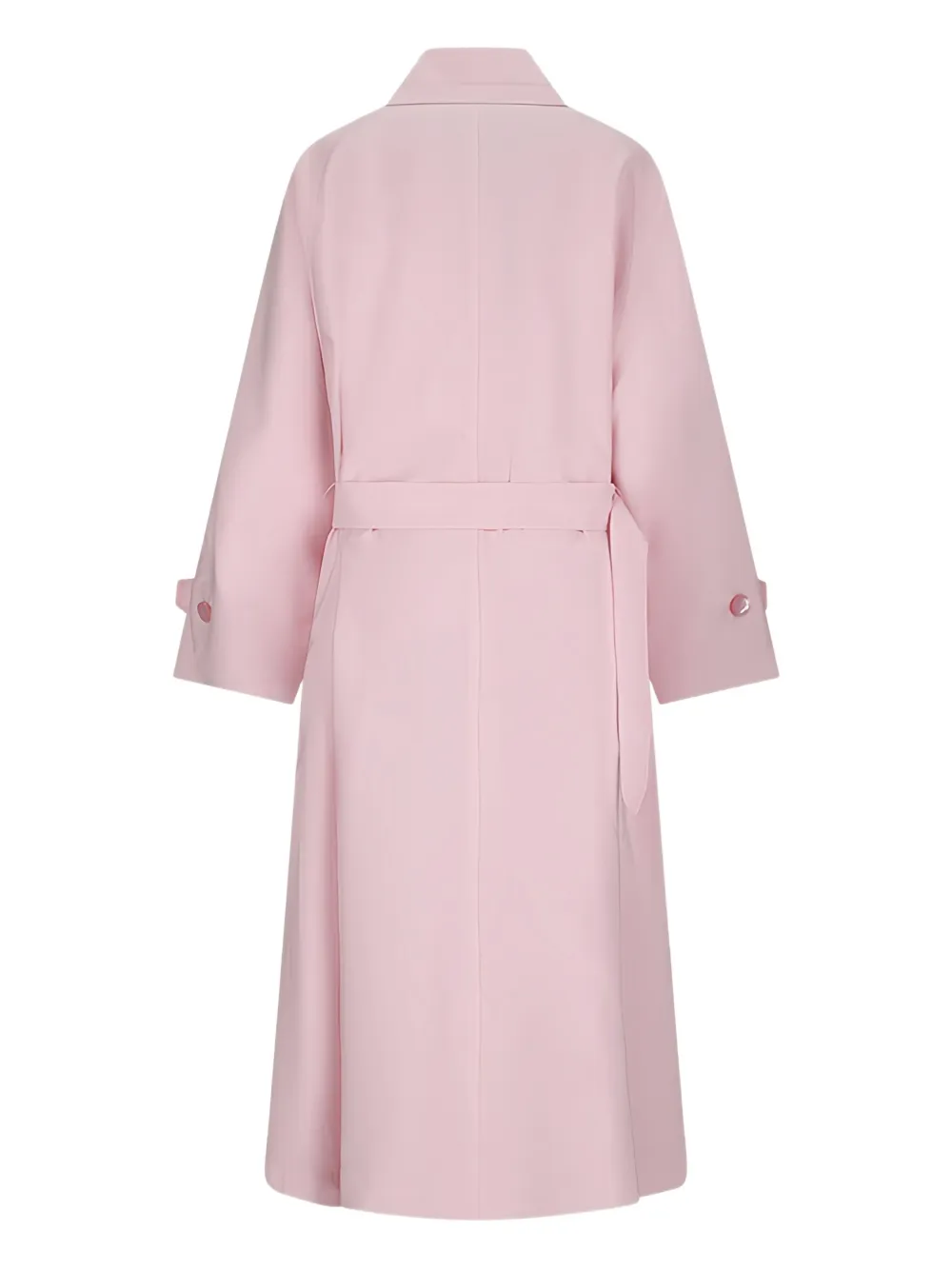 Magda Butrym Belted Trench Coat In Pink