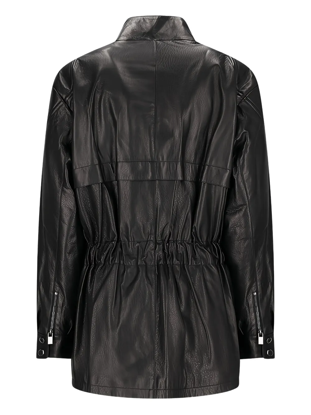 Magda Butrym clasp-fastening leather jacket | Leather Jackets | Image 2