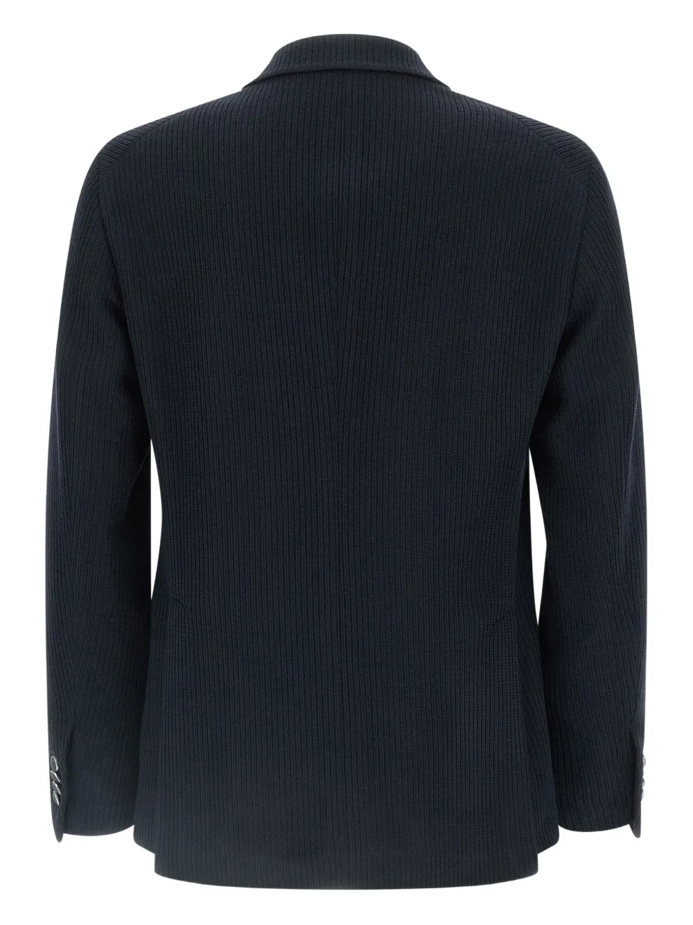 Tagliatore Blazer Doppiopetto In Lino Fiammato In Blue