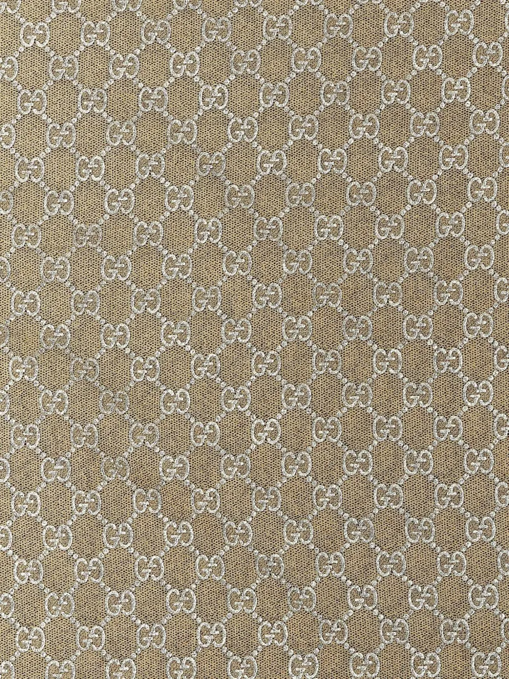 Gucci Gg Lamé Scarf In Neutral
