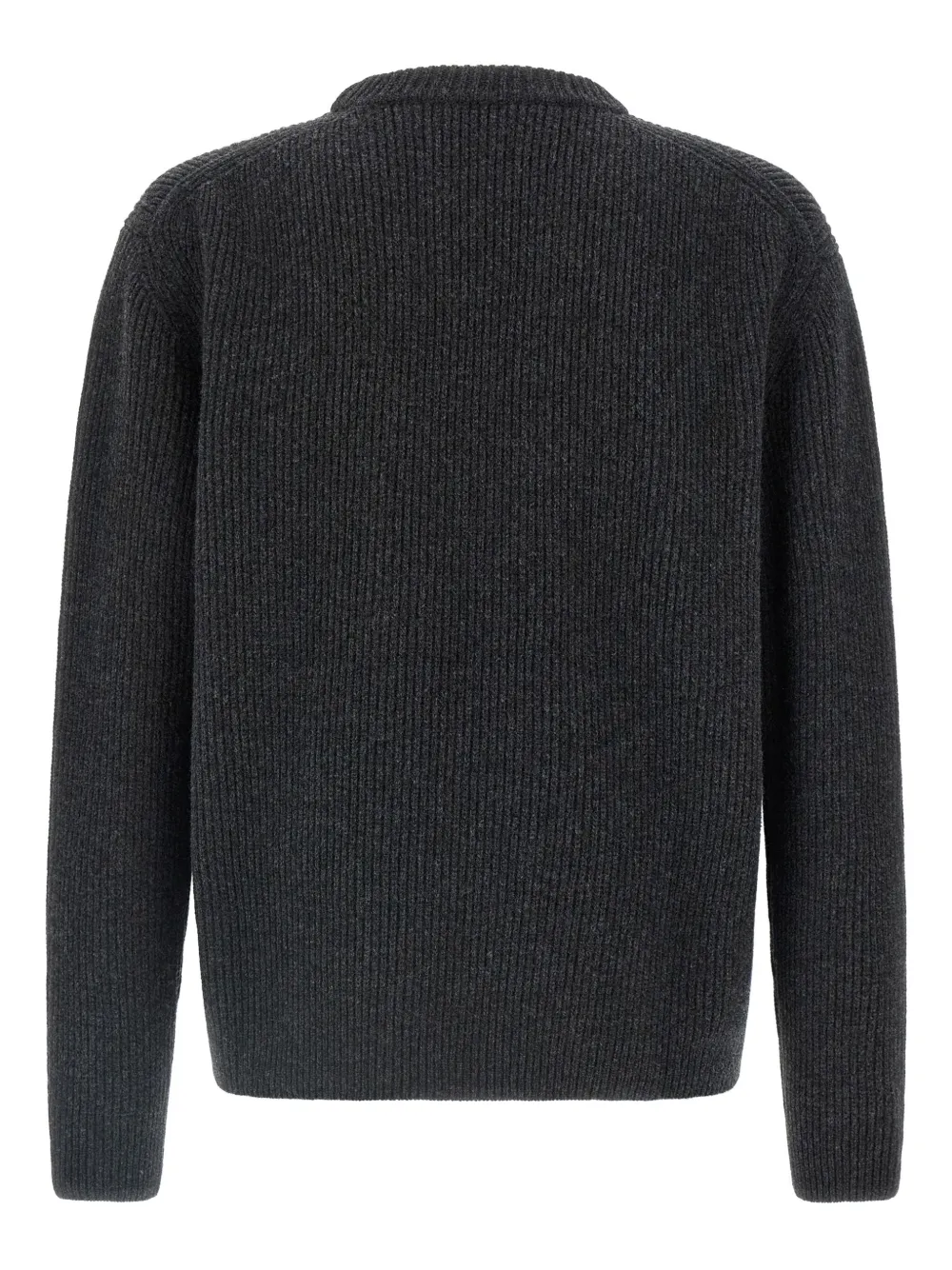 Gucci ribbed logo-intarsia sweater - Grijs