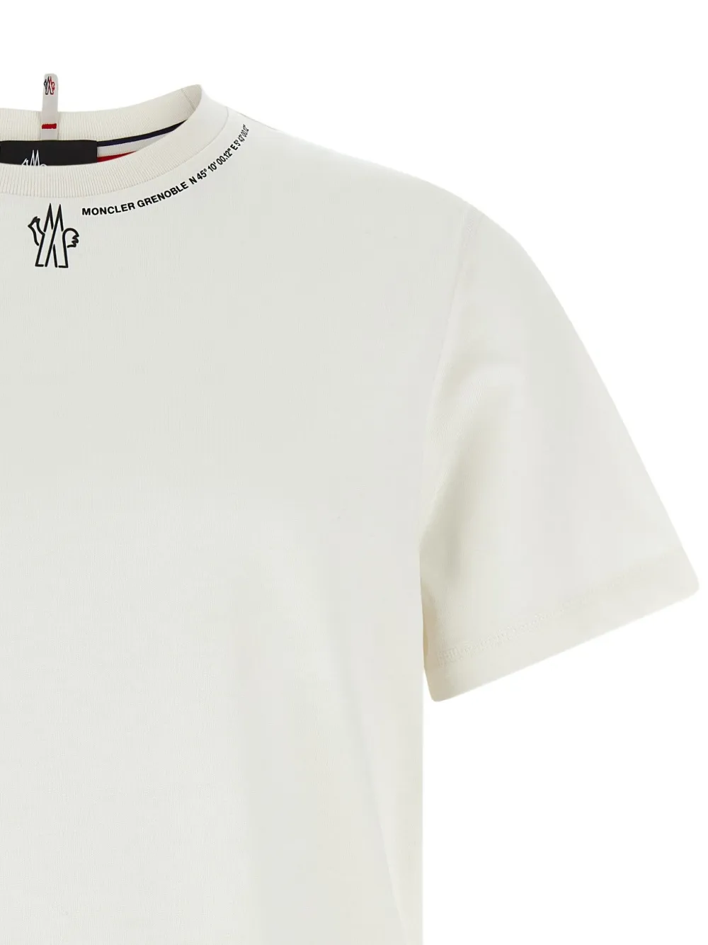 Moncler Grenoble T-shirt met logodetail Beige