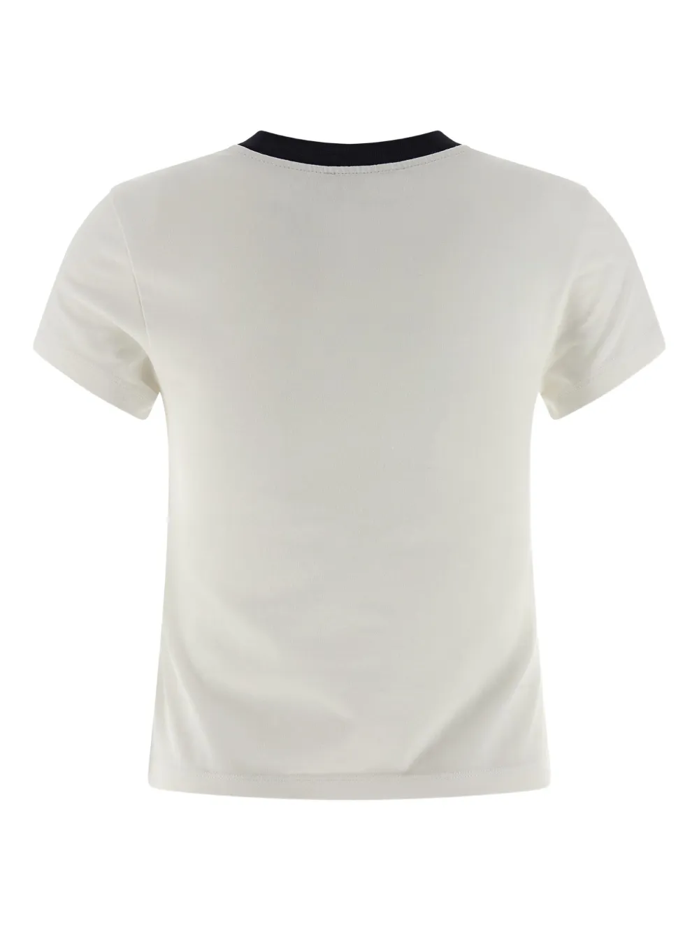 Off-white Script Logo-embroidered T-shirt In Neutral