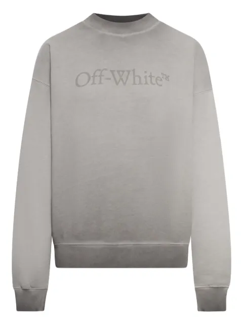 Off-White Sweatshirt mit Logo-Print