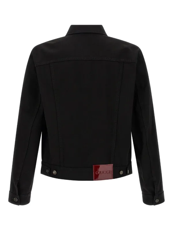 GUCCI ホースビットデニムジャケット Gucci ホースビット デニムジャケット | ブラック | FARFETCH JP