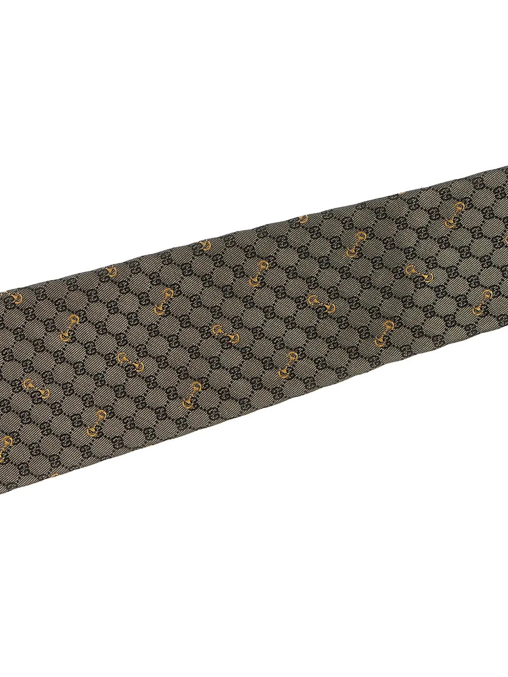 Gucci Gg Silk Tie In Green