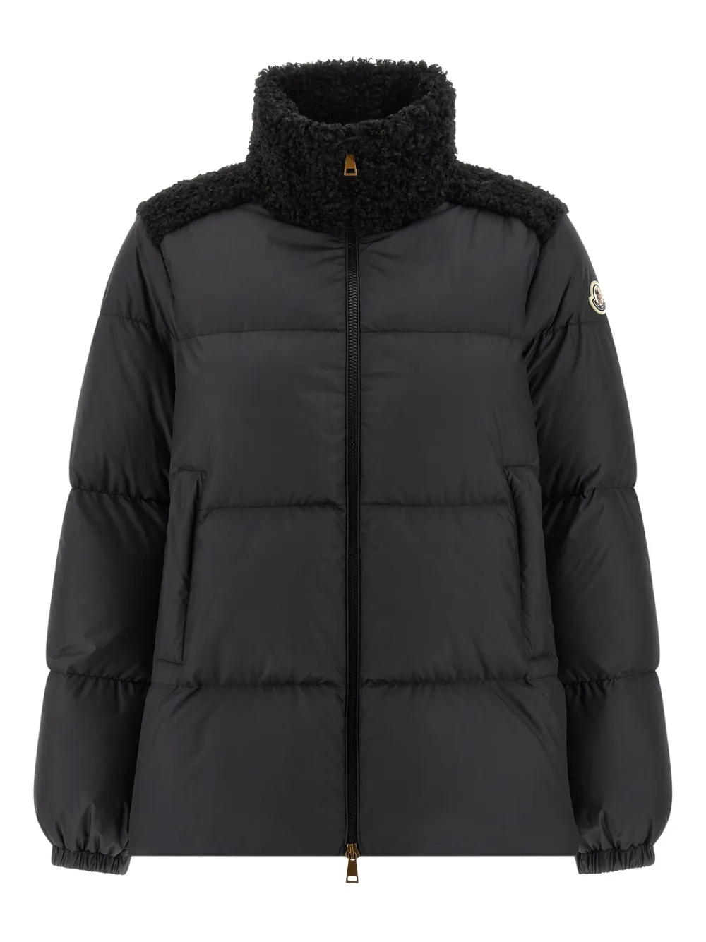 Moncler Esnaie Short Down Jacket In Black