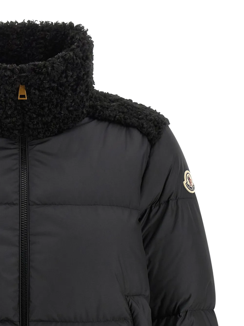 Moncler Esnaie Short Down Jacket In Black