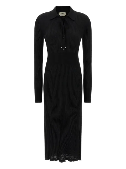 FENDI Essential ribbed-knit dress