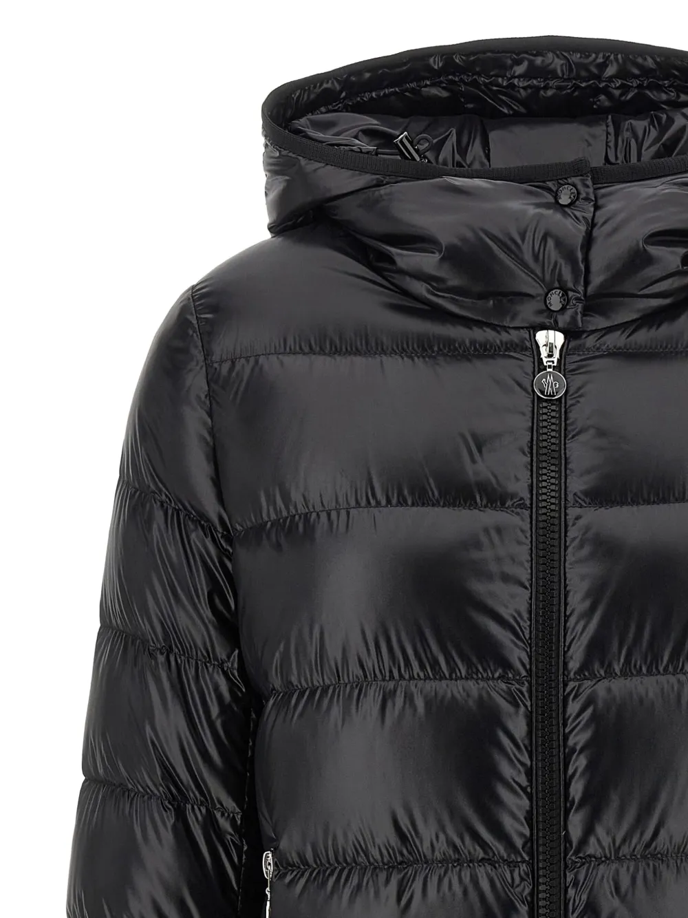 Moncler Courcelles gewatteerde jas Zwart