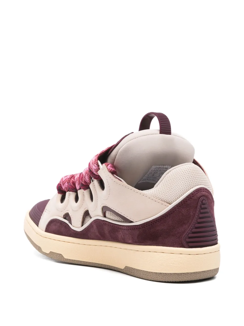 Lanvin Curb sneakers met uitgesneden details Rood