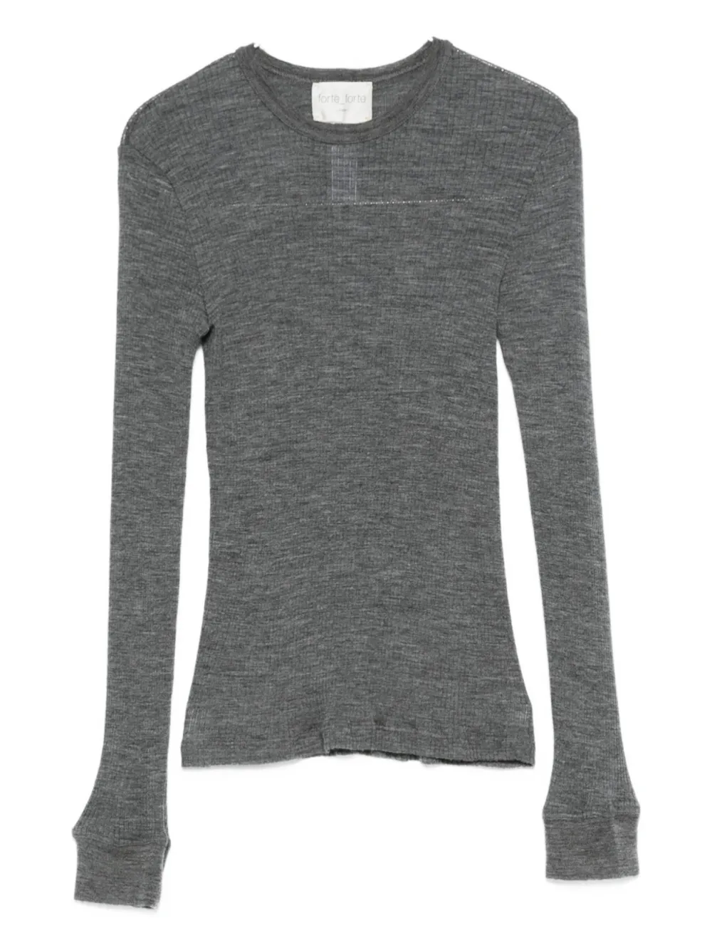 Forte Forte Crew Neck Sweater In Gray