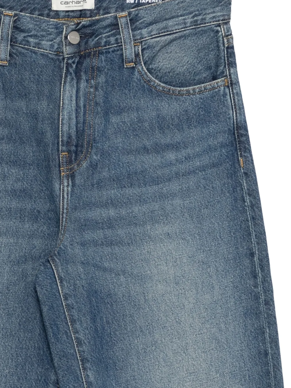 Carhartt WIP Jeans met toelopende pijpen Blauw