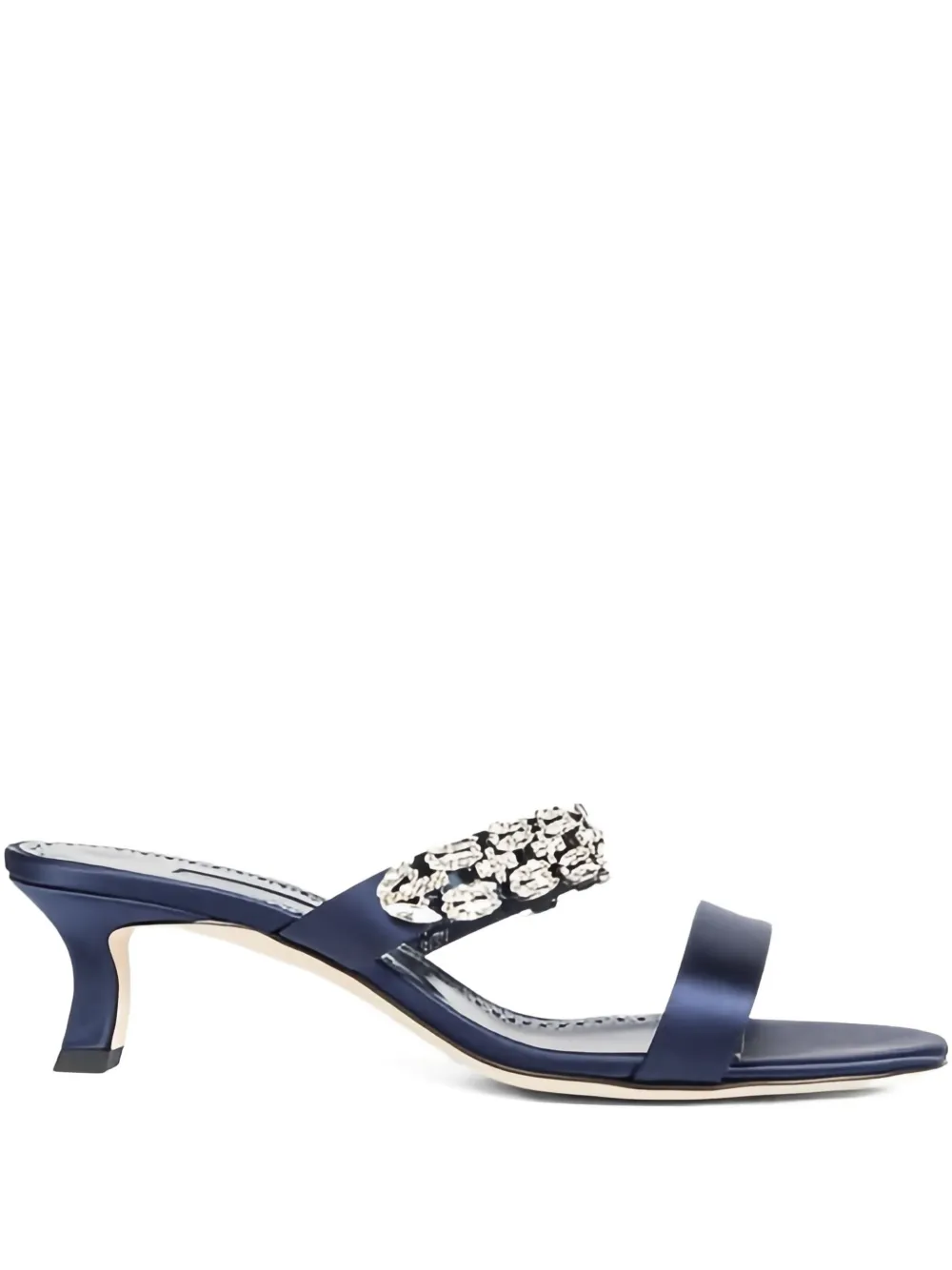 Manolo Blahnik 50 mm Sakotam sandalen Blauw