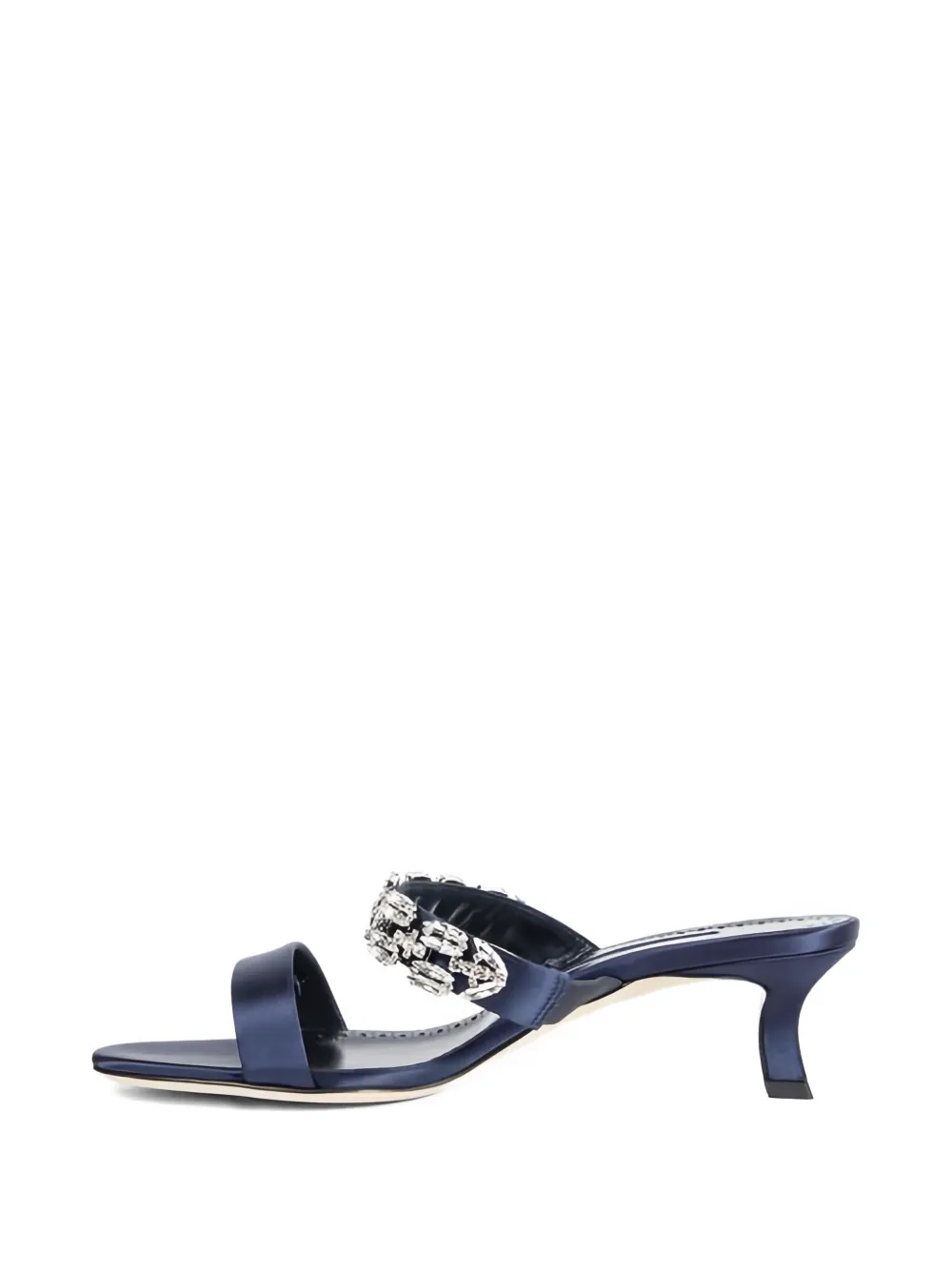 Manolo Blahnik 50 mm Sakotam sandalen Blauw