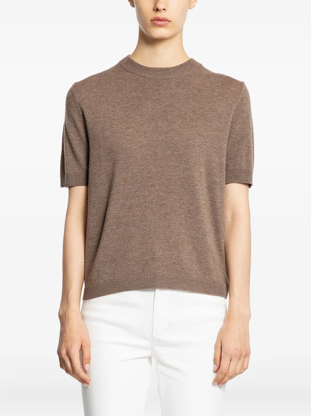 'S Max Mara short-sleeve T-shirt - Marrone