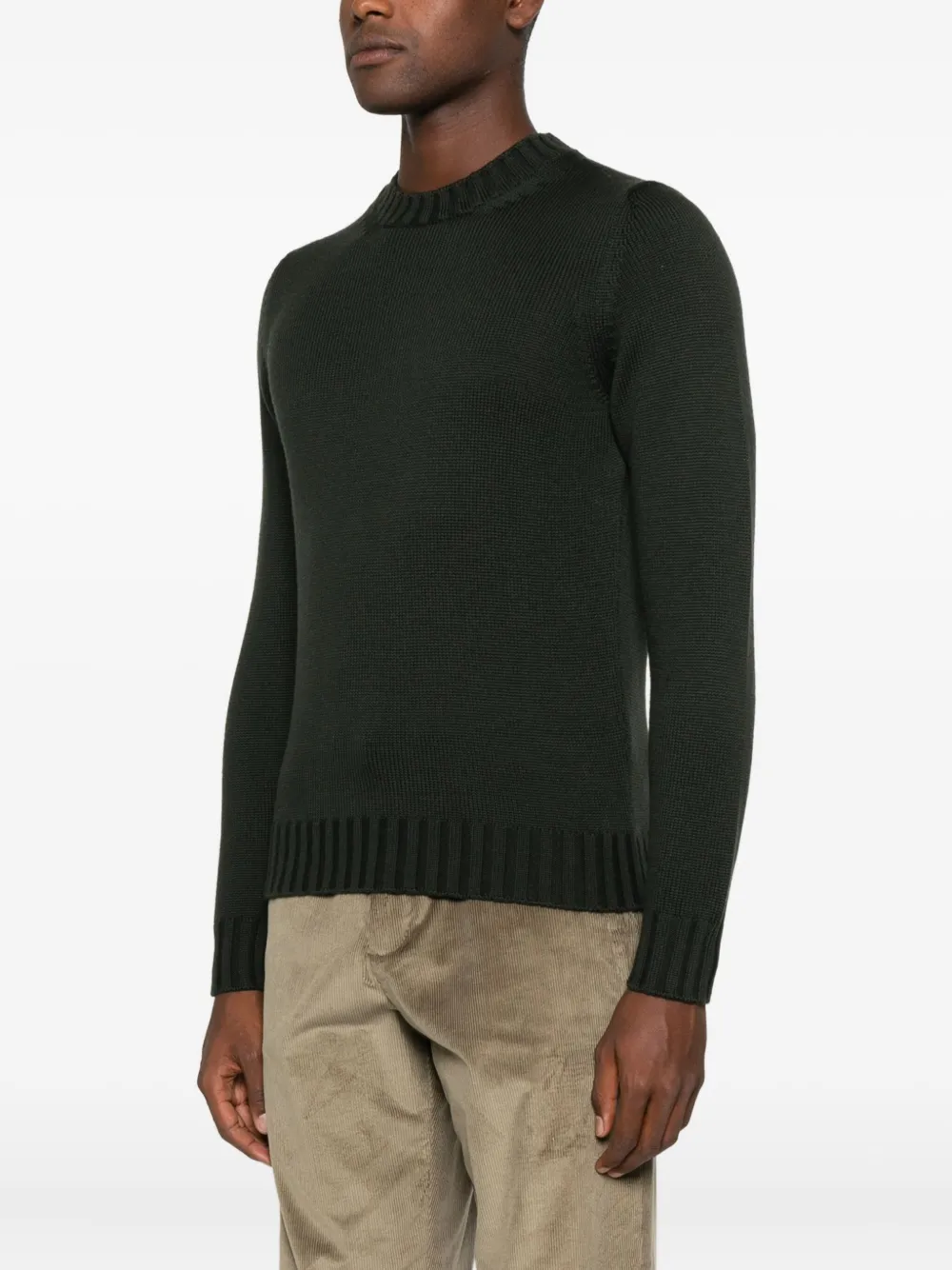 Filippo De Laurentiis Crew-neck Sweater In Black