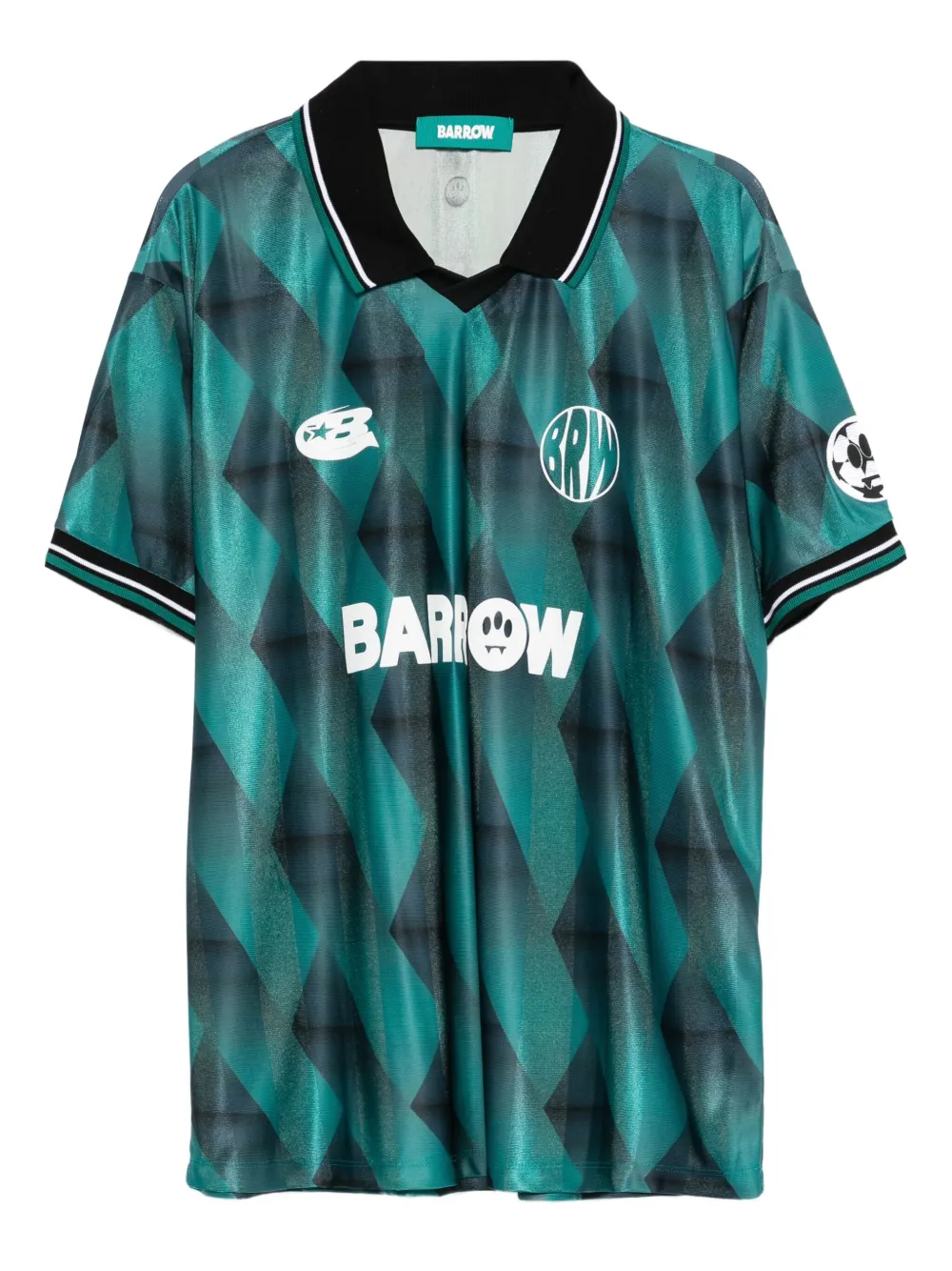 BARROW playera con estampado geométrico | verde | Image 1