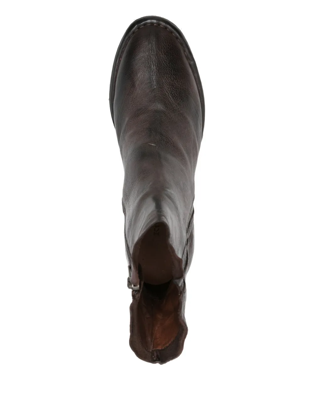 Kudetà Zip-up Boots In Brown