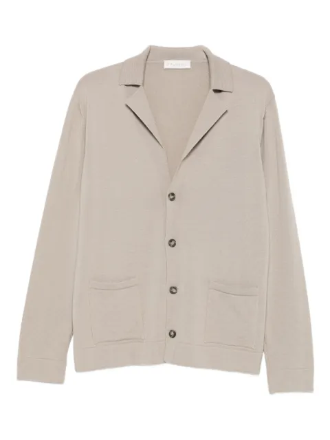 LUIGI GENTILE notched-collar cardigan