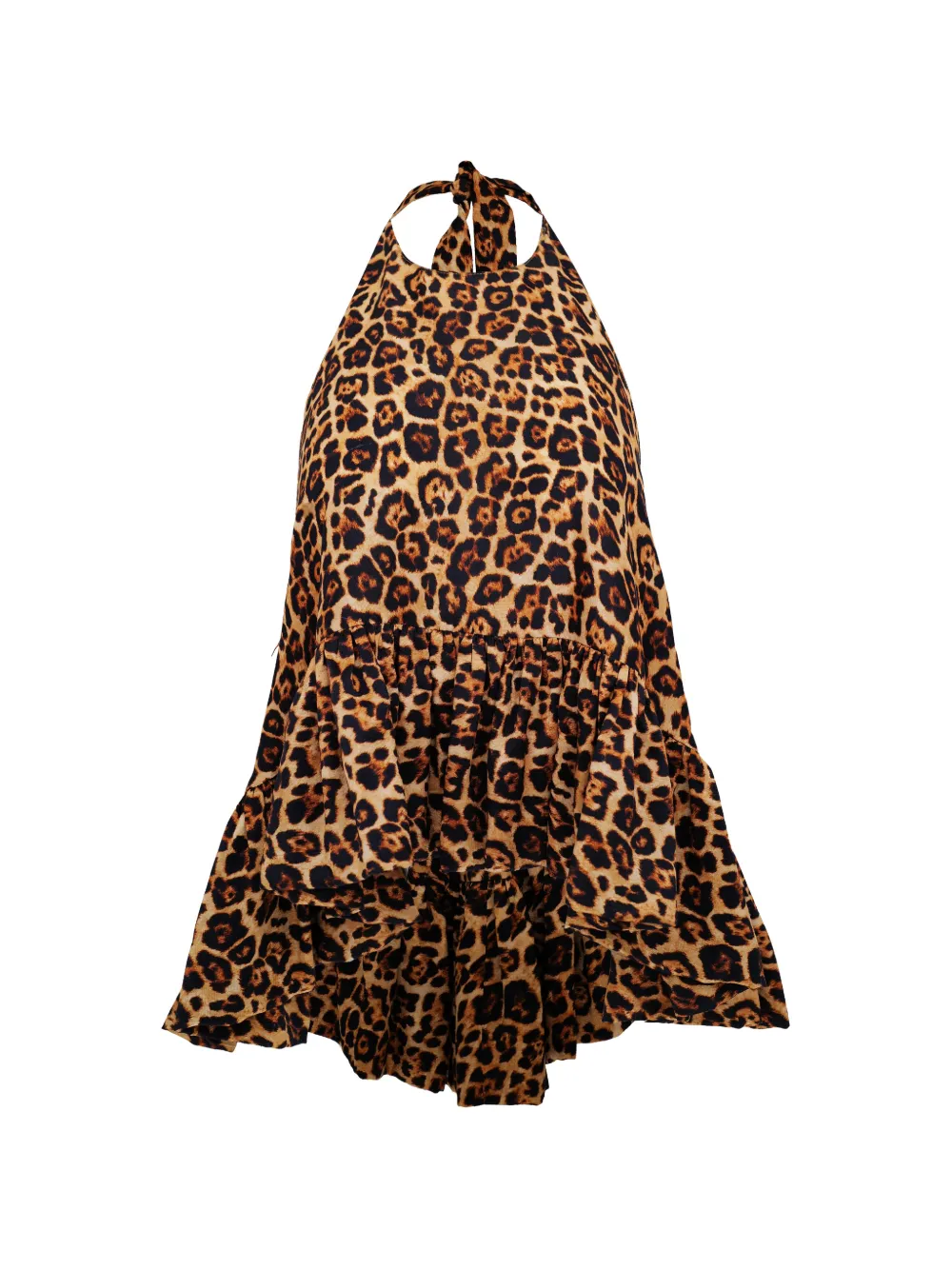 AZEEZA Winston silk top - Marrone