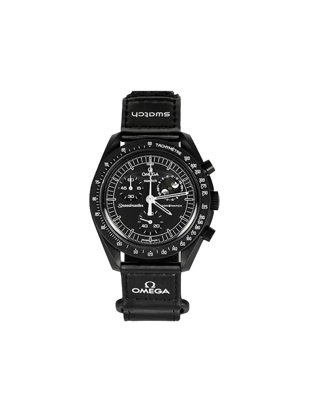OMEGA x Swatch Mission to Moonphase Snoopy 42mm - ブラック OMEGA x Swatch Mission to Moonphase Snoopy 42mm - ブラック