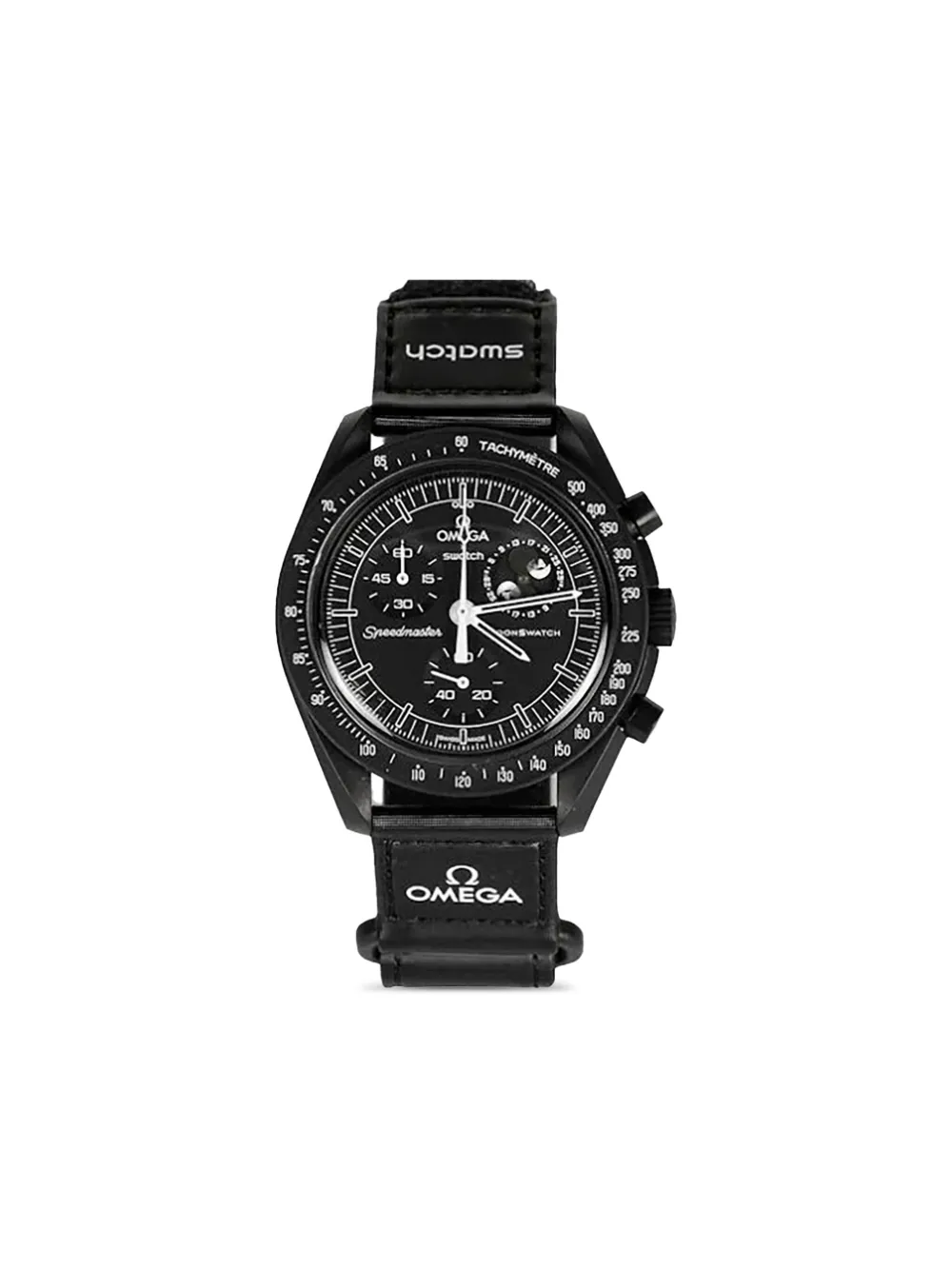 OMEGA reloj Mission to Moonphase Snoopy de 42mm en colaboración con Swatch | negro | Image 1