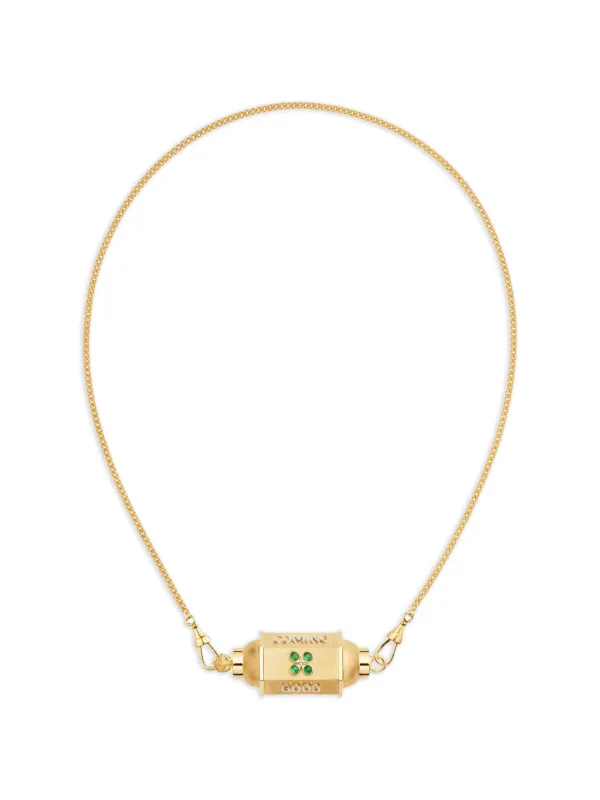 Marie Lichtenberg Good Things Locket Necklace in Gold