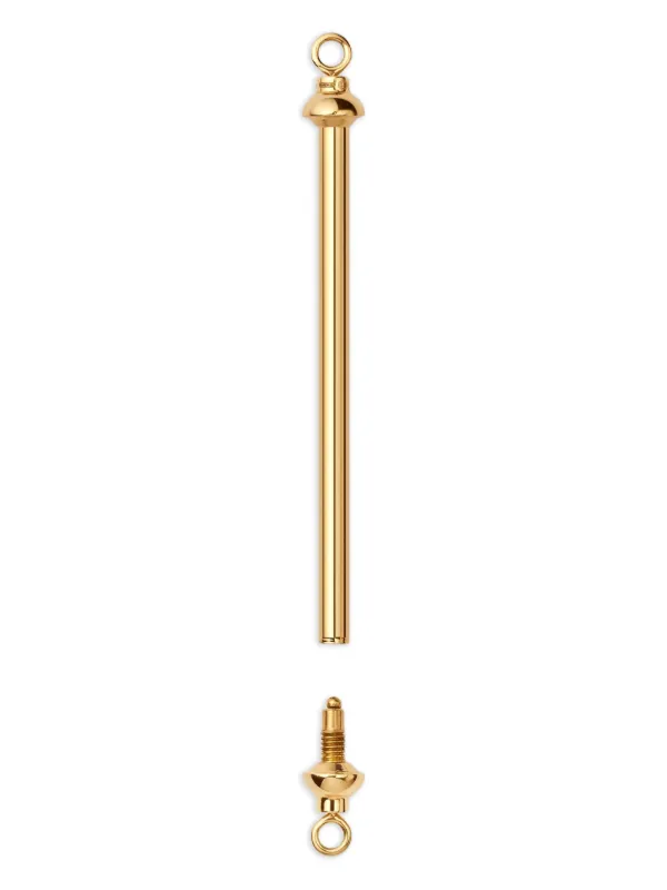Marie Lichtenberg Polished Connector Pendant in Gold
