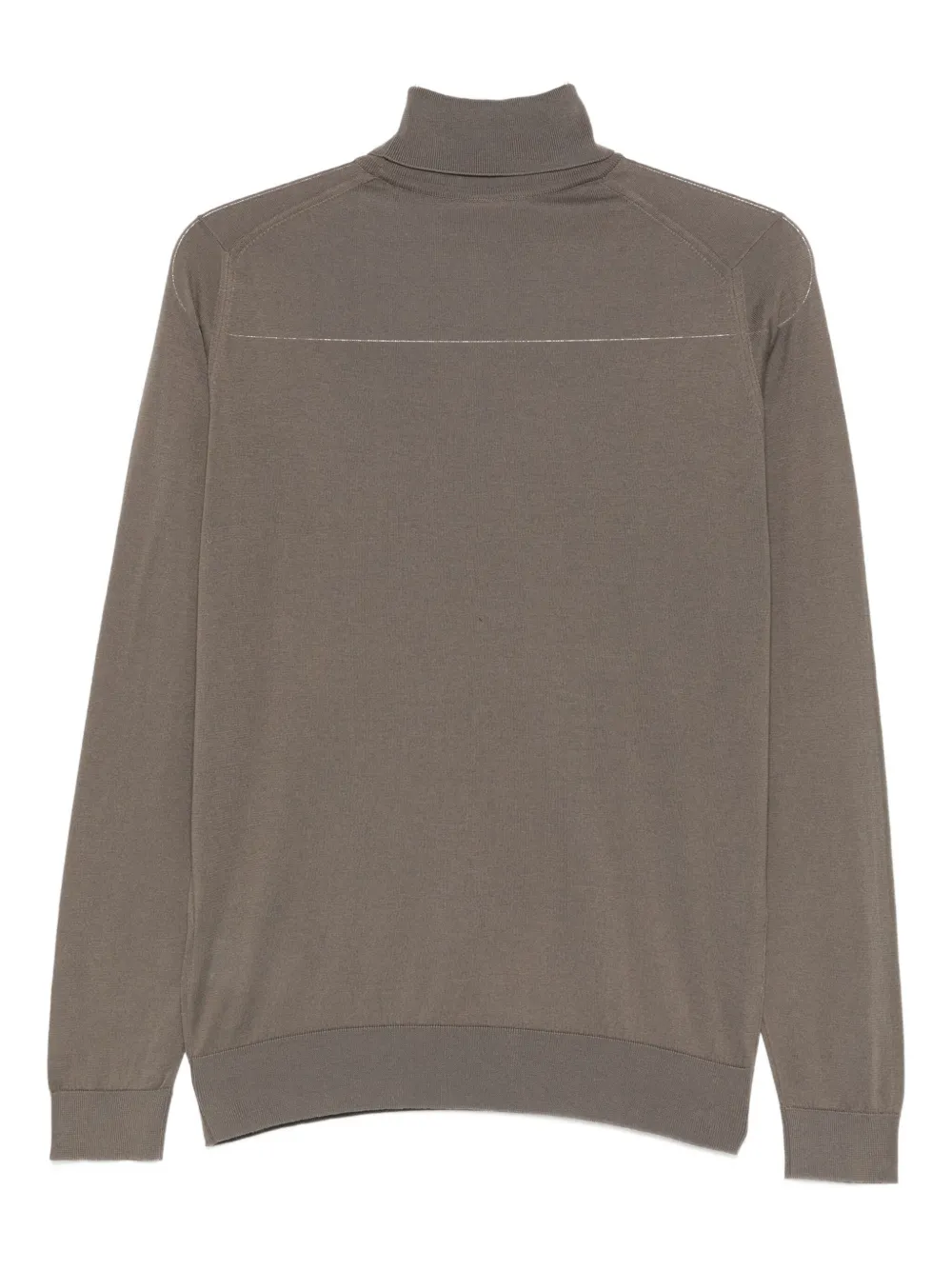 John Smedley Hawley roll-neck top - Beige