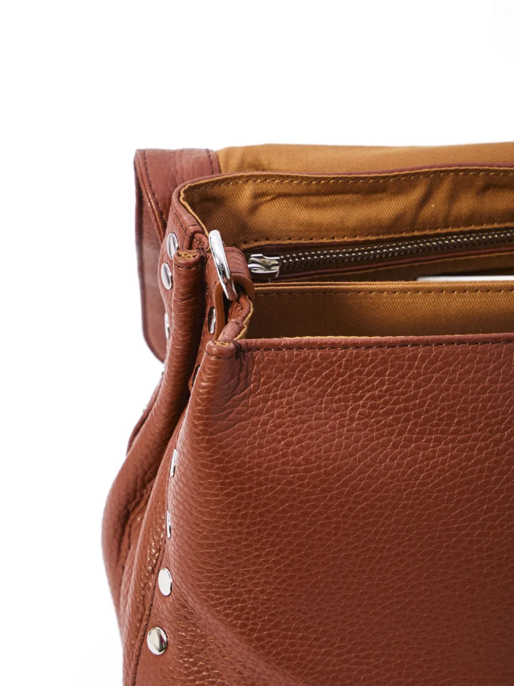 Zanellato Daily Clutch Bag Top Handle In Brown
