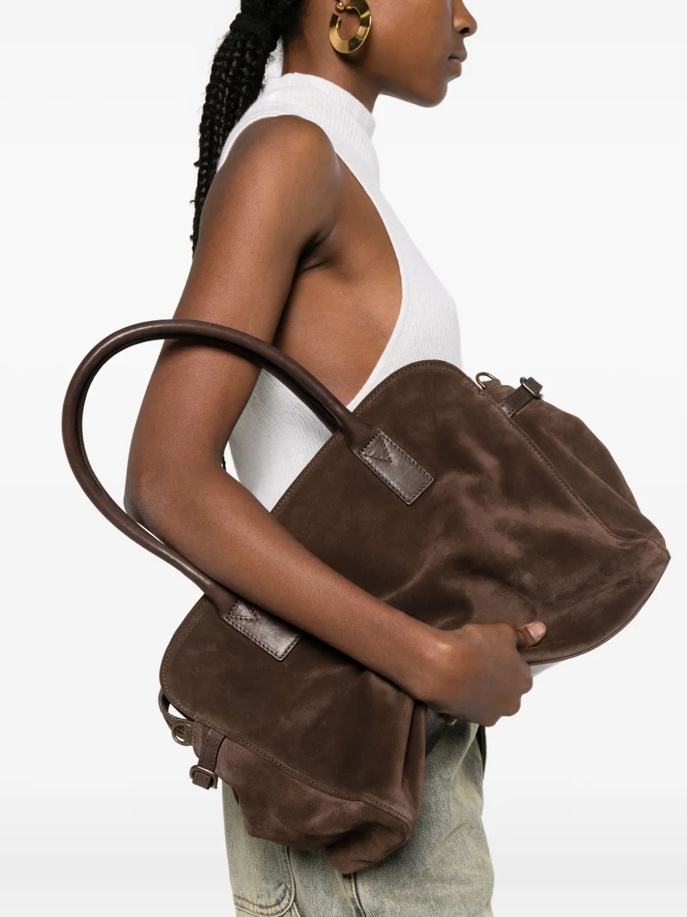 Reptile's House suede shoulder bag | Image 2