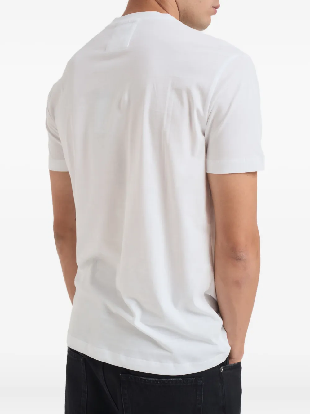 Emporio Armani T-shirt met logoprint Wit