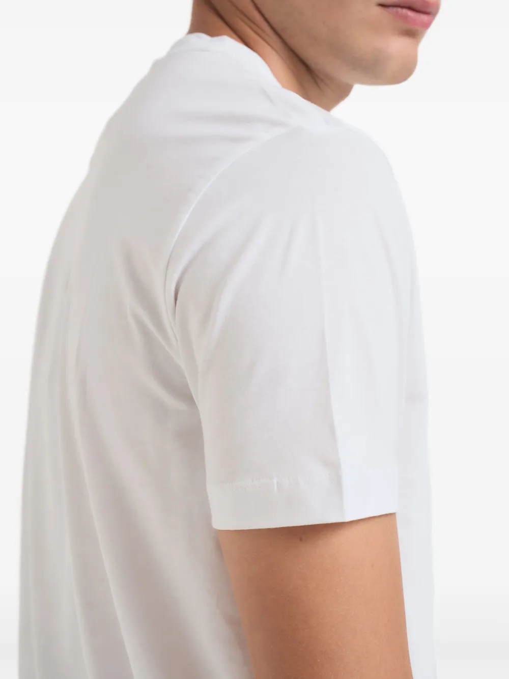 Emporio Armani T-shirt met logoprint Wit