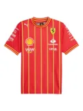 PUMA Ferrari team Soccer striped T-shirt - Red