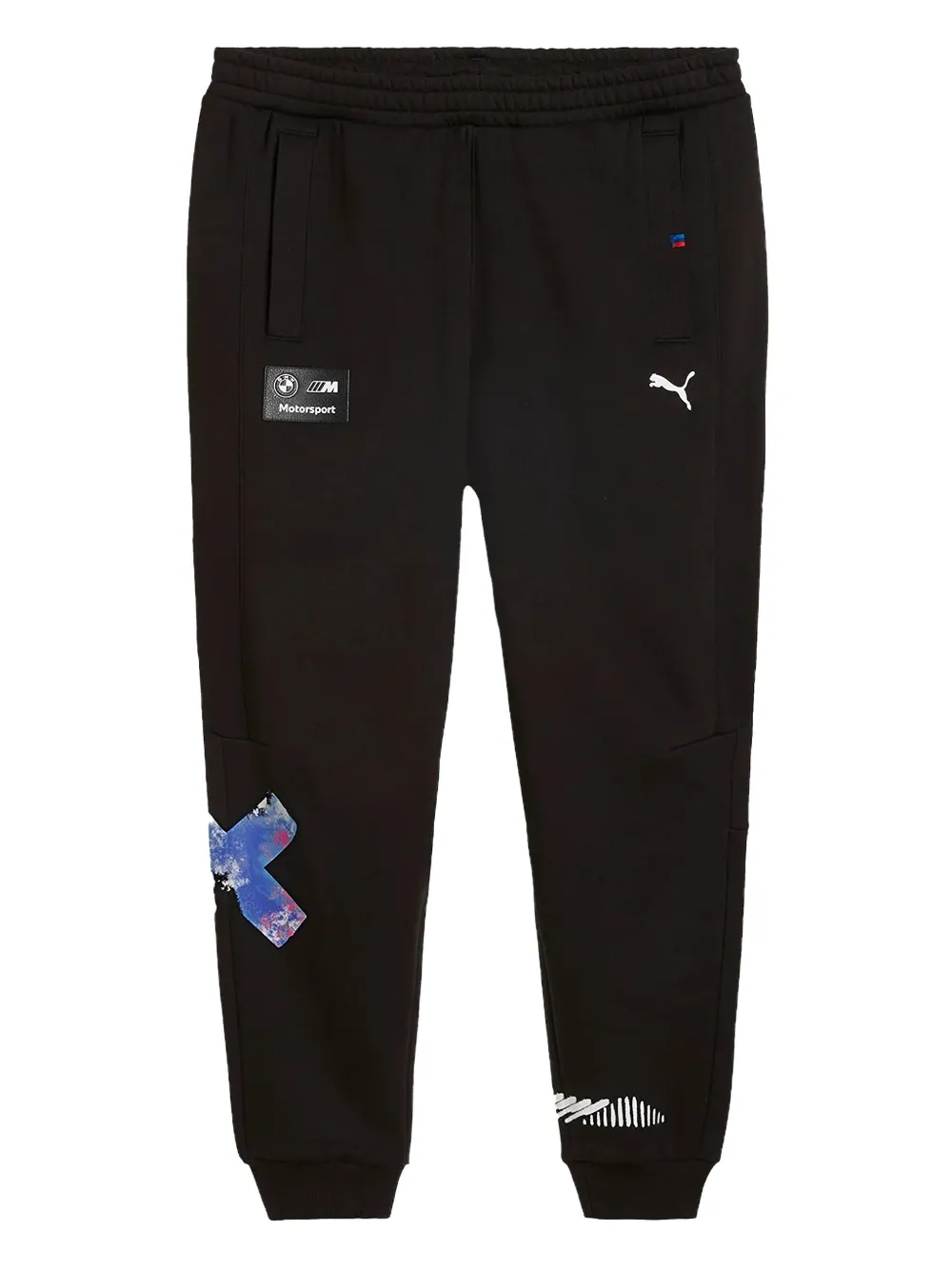 Puma X Bmw M Motorsport Neon Energy Track Pants In Black