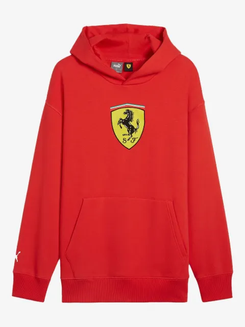 PUMA x Scuderia Ferrari Race Felpa Big Shield con cappuccio