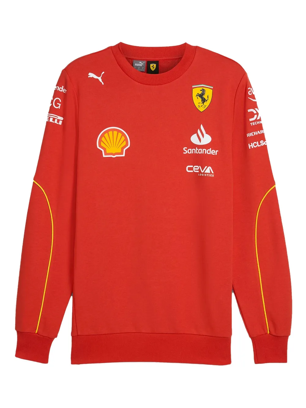 PUMA Ferrari team crew neck sweatshirt | Red | Image 1