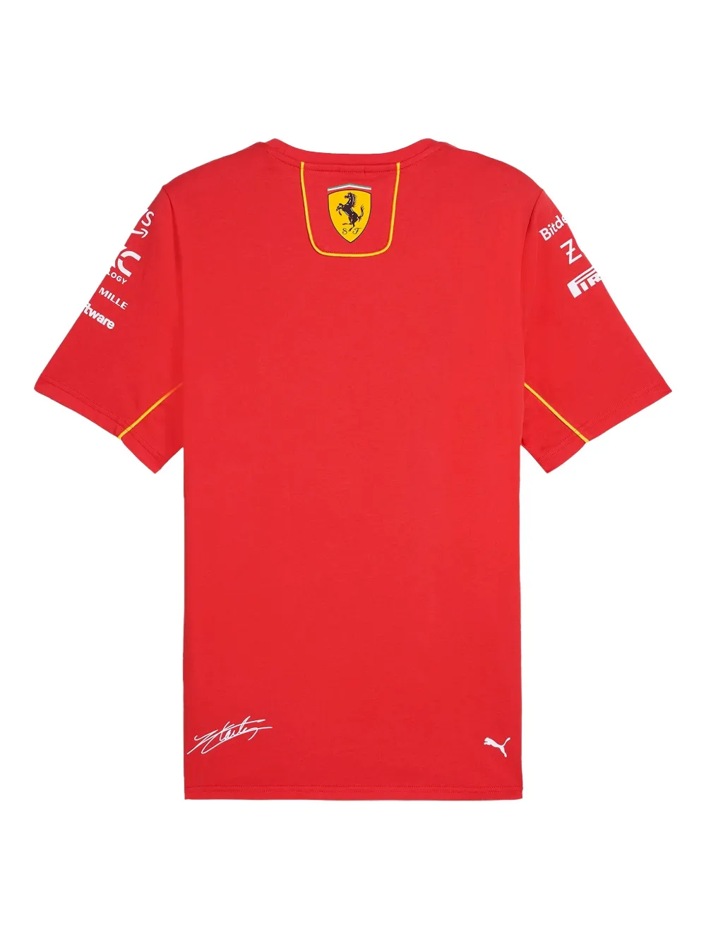PUMA Ferrari Charles Leclerc T-shirt - Rood