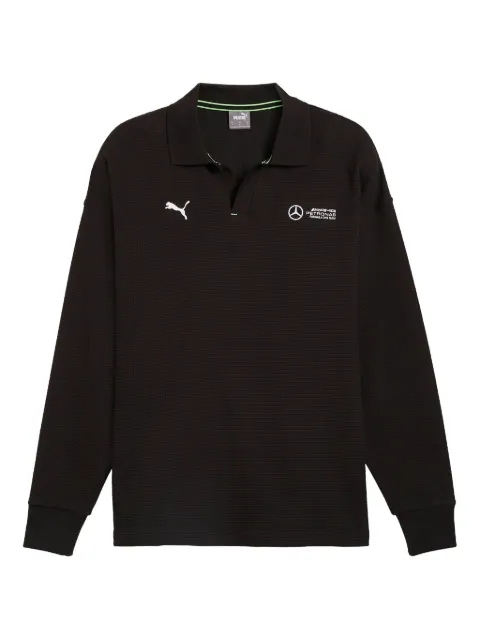 PUMA x Mercedes AMG Petronas F1 Team logo-embroidered polo shirt