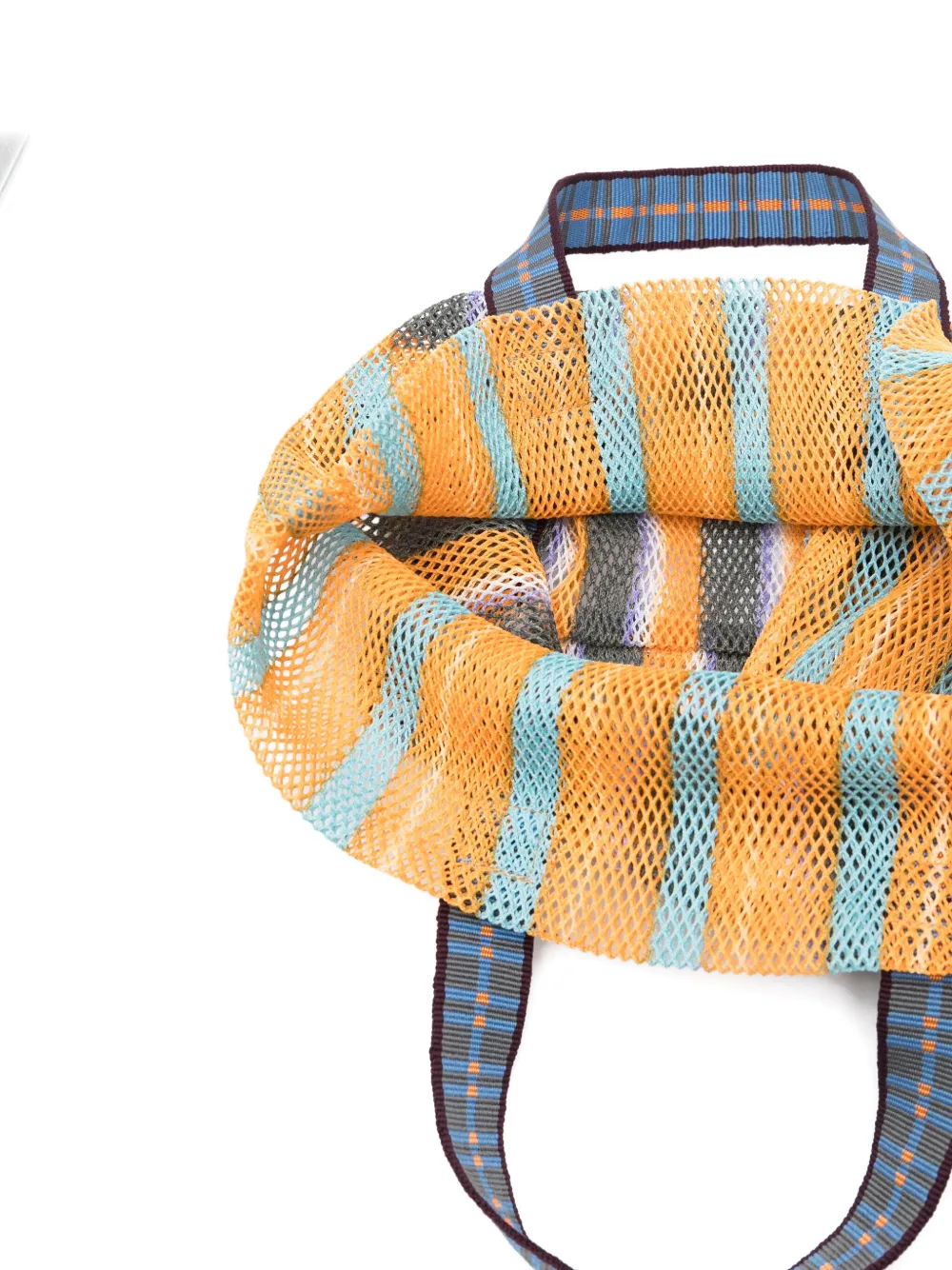 Epice Striped Shoulder Bag In Orange