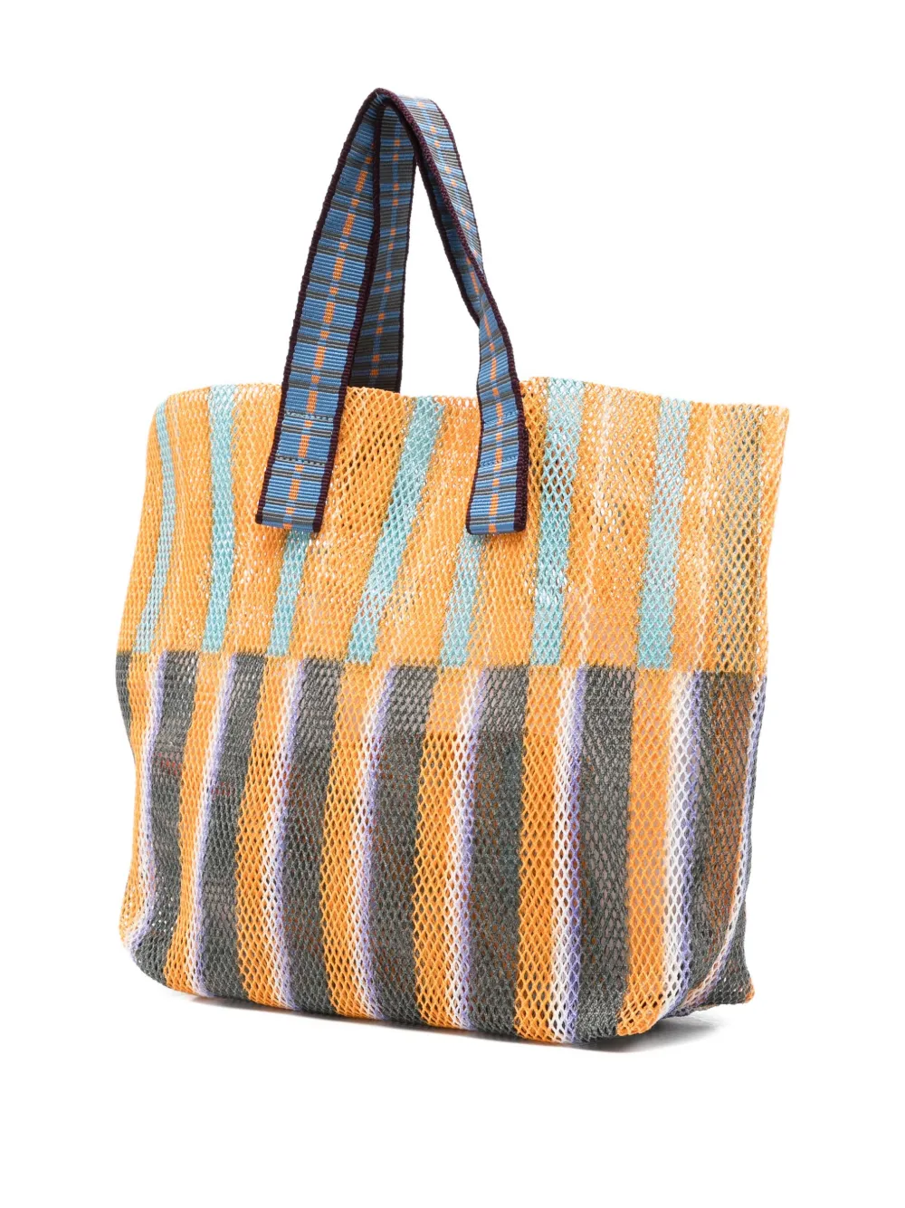 Epice Striped Shoulder Bag In Orange
