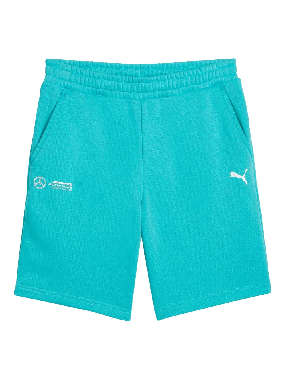 PUMA Mercedes-AMG Petronas F1 logo-detail track shorts | Green | Image 1