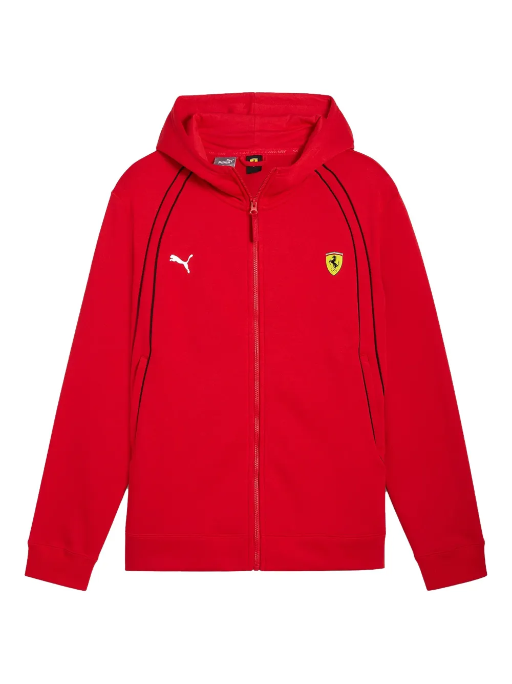 PUMA x Scuderia Ferrari Race piped-trim hoodie | Red | Image 1