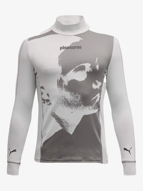 PUMA x Pleasures slogan-print T-shirt