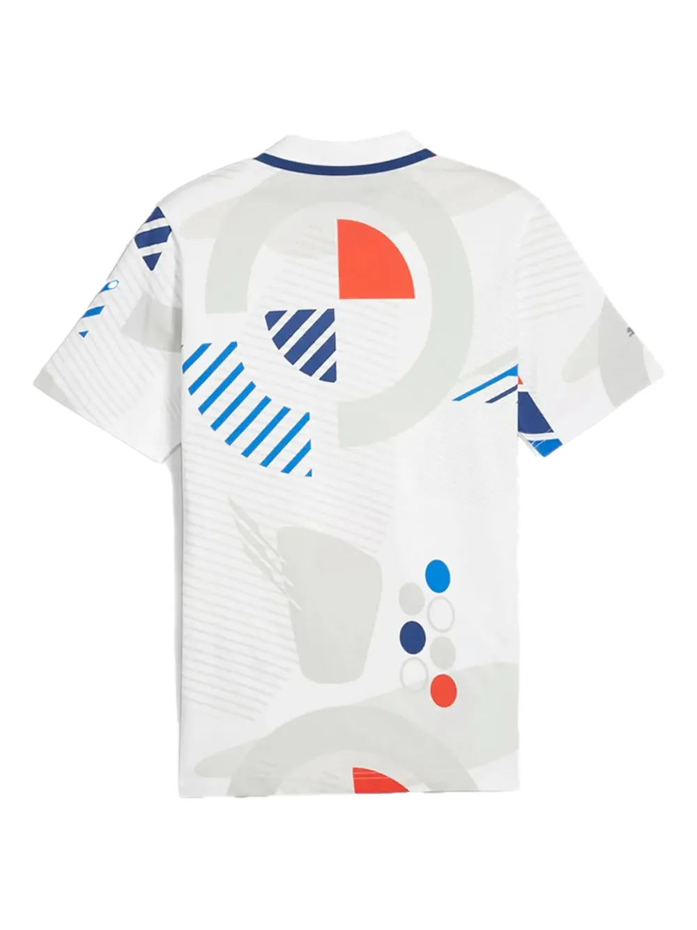 PUMA x BMW M Motorsport AOP geometric-print polo shirt - Wit
