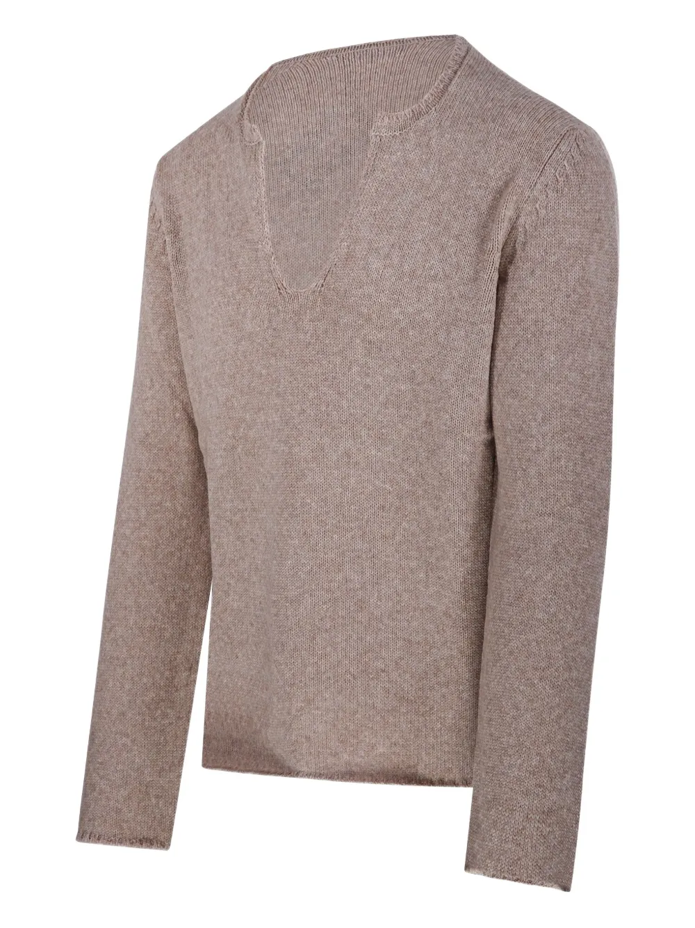 Fabrizio Del Carlo V-neck sweater | Brown | Image 1