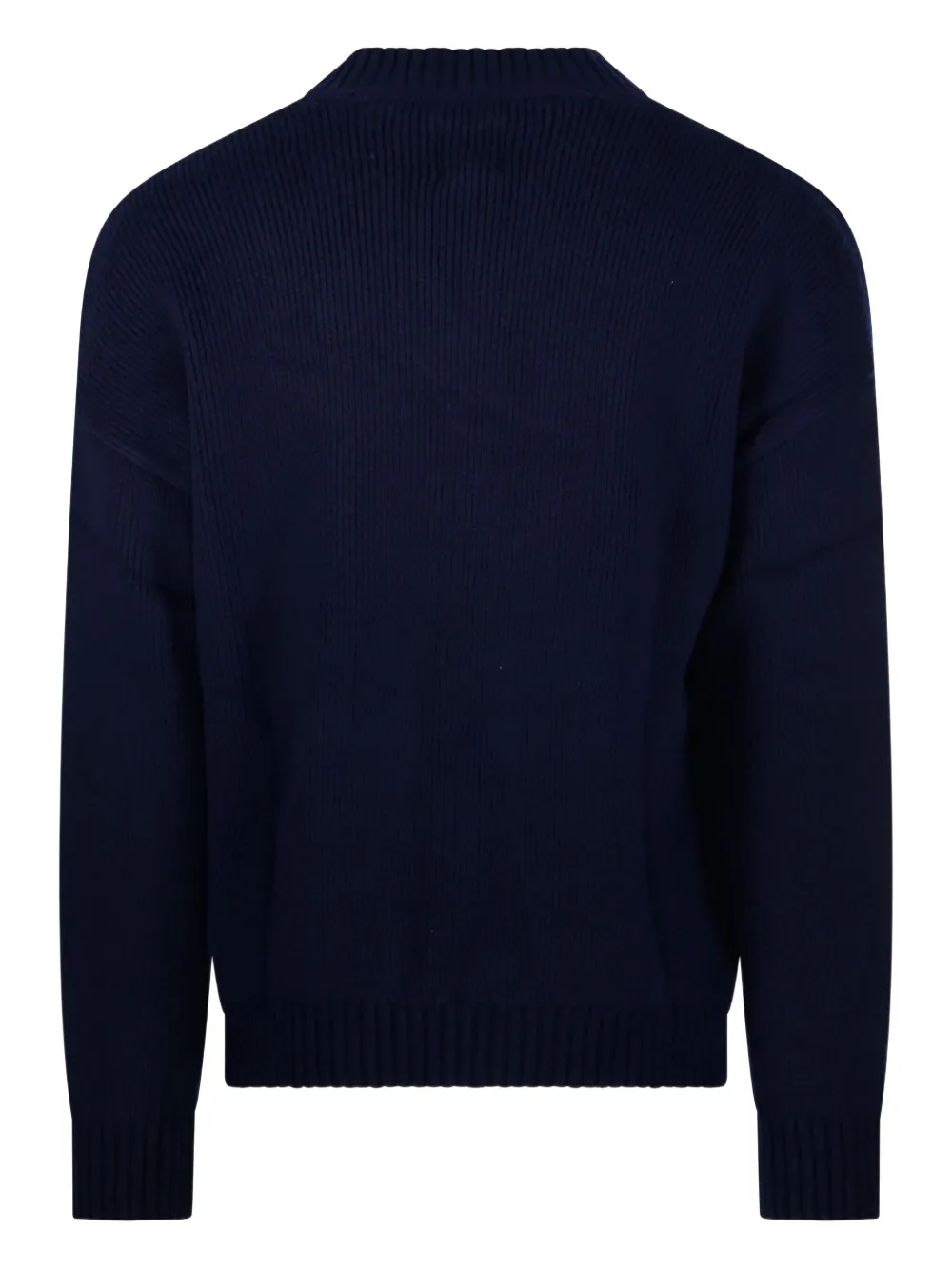 Emporio Armani Trui met V-hals en logo - Blauw