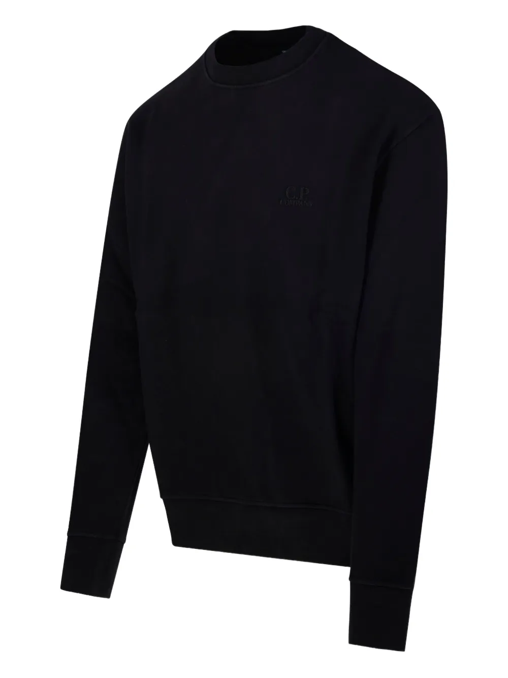 C.P. Company Sweater met geborduurd logo Zwart